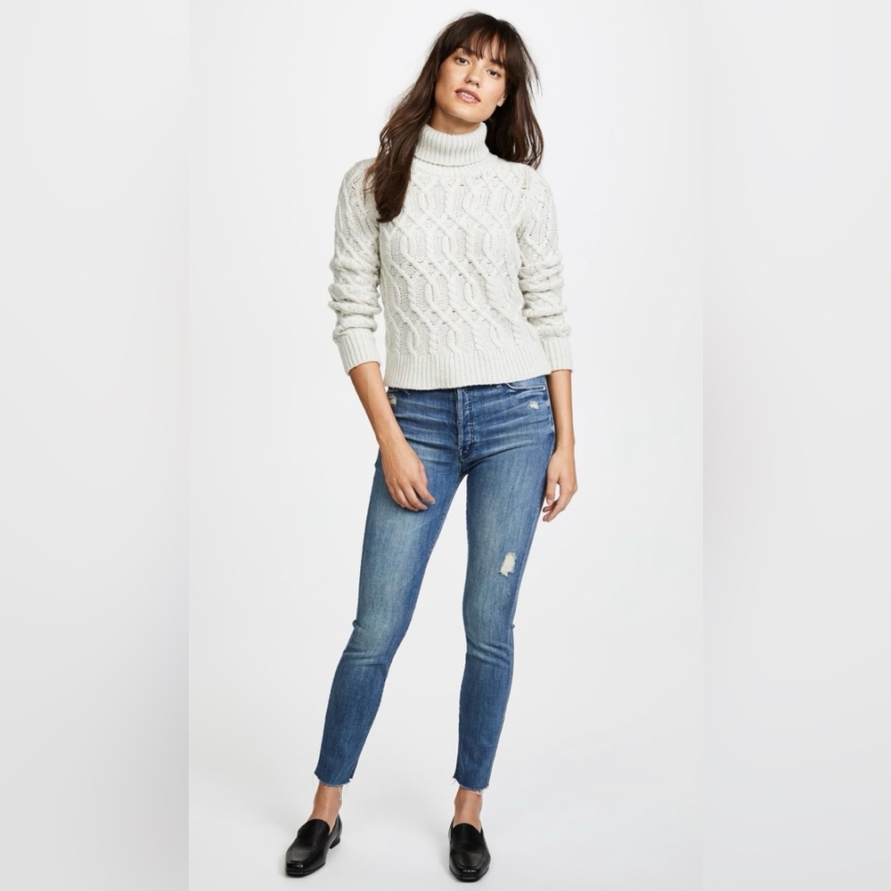 MOTHER Stunner Ankle Fray Jeans, size 27